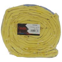 Estrope synthétique B22/3T - jaune - L. 3 m