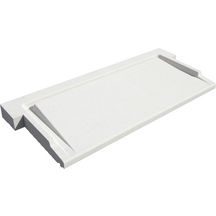 Seuil pour porte-fenêtre PMR blanc 40/250 Réf. SEPMRPS40250B