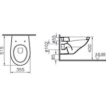 Pack WC suspendu Alterna Primeo 3 -