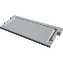 Seuil pour porte-fenêtre PMR gris 40/130 Réf. SEPMRPS40130G