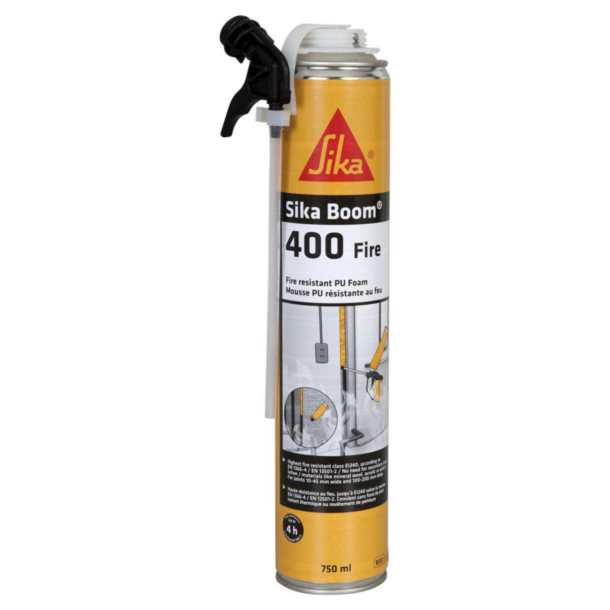 Mousse expansive pour joint feu Sika Boom-400 Fire