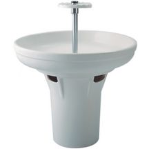 Pied pour lavabo circulaire, hauteur 50 cm, blanc Réf. P200201