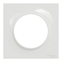 Plaque de finition Odace Styl 1 poste - blanc - lot de 100 pcs