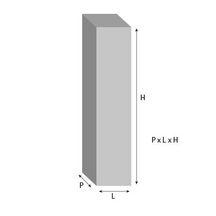 Élément droit pour conduit de cheminée Inox-Galva - Ø 230 mm - L. 0,1 m