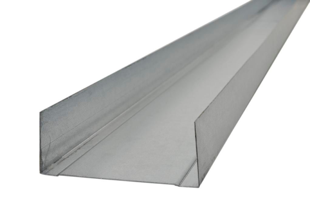 Rail métallique pour cloison sèche R70 - 28x70 mm - L. 3 m