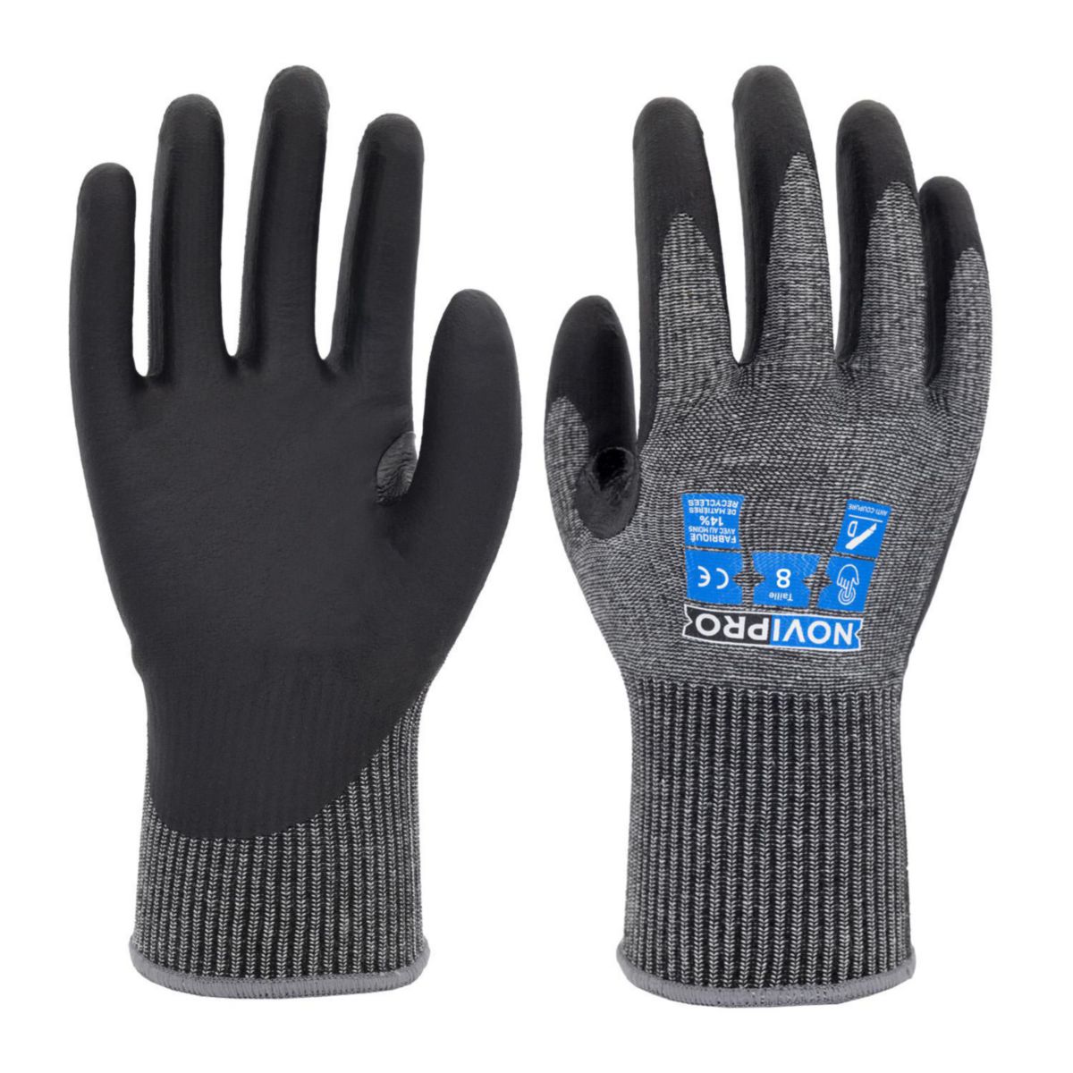 Gants anti-coupures T8 Novipro