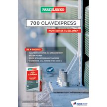 Mortier de scellement 700 Clavexpress - sac de 25 kg