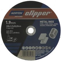 Disque à tronçonner ultra mince métal inox 230x1,9x22,23 Réf. 66253371513