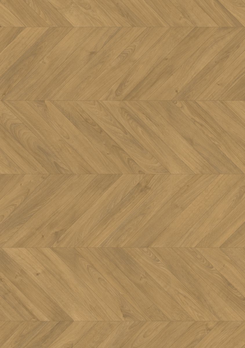 Sol intérieur stratifié Impressive Patterns - chevron chêne naturel - 8x396x1200 mm