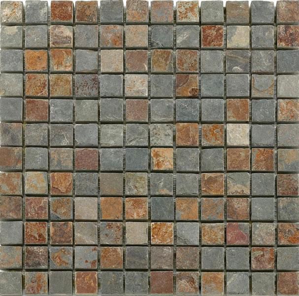 Mosaïque Nature - ton rustic - 30,5x30,5 cm - ép. 8 mm