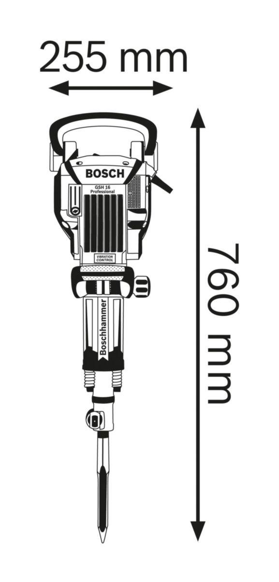 Brise-béton GSH 16-30 Professional - 1750 W