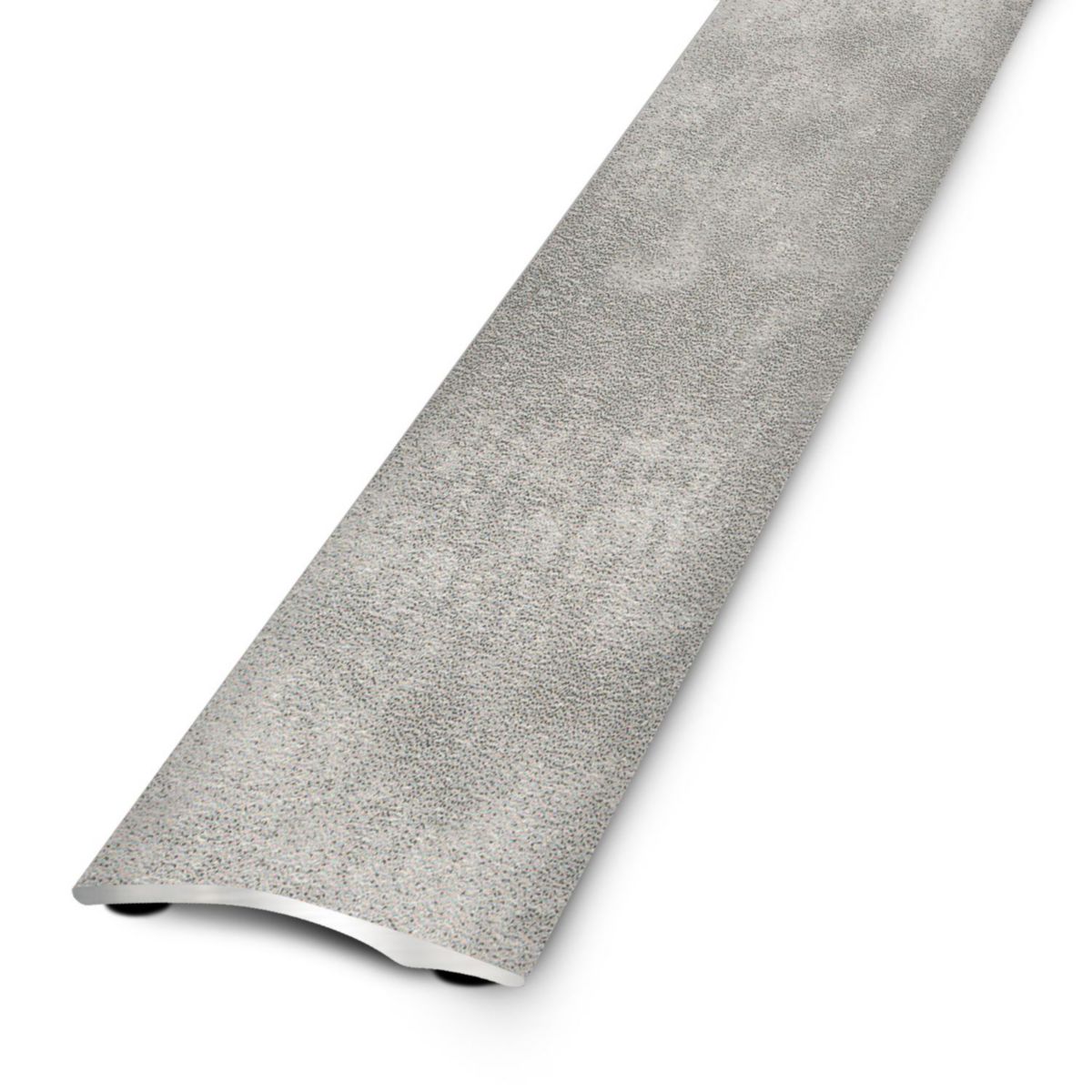 Barre de seuil adhésive 27 mm Butyle Presto Premium - aluminium plaxé ciment gris - H. 3,4 mm - 27x930 mm