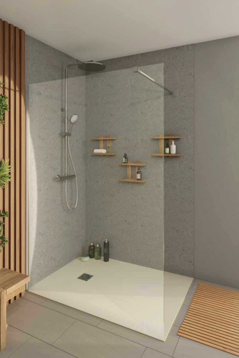 Receveur de douche Alterna Daily'O  140 X 90 ardoise beige