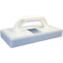 Platoir de nettoyage semelle mousse polyester blanc - 28x14 cm