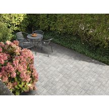 Pavé Maubec 3 formats - gris nuancé - ép. 6 cm - 1 lot (1 couche de palette)