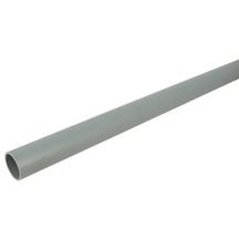 Tube d'évacuation - PVC gris - ép. 3 mm - Ø 50 mm - L. 2 m