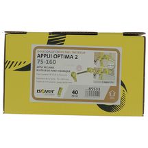 Appui intermédiaire Optima 2 pour isolation sous ossature métallique - L. 75-160 mm - boîte de 40 pcs