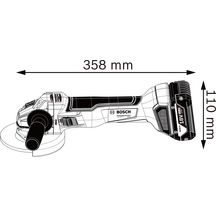 Meuleuse angulaire sans fil GWS 18V-10 Professional