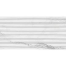 faience Arte Deco Arpeggio décor white brillant épaisseur 9,1 mm 30,5 x 60,5 cm