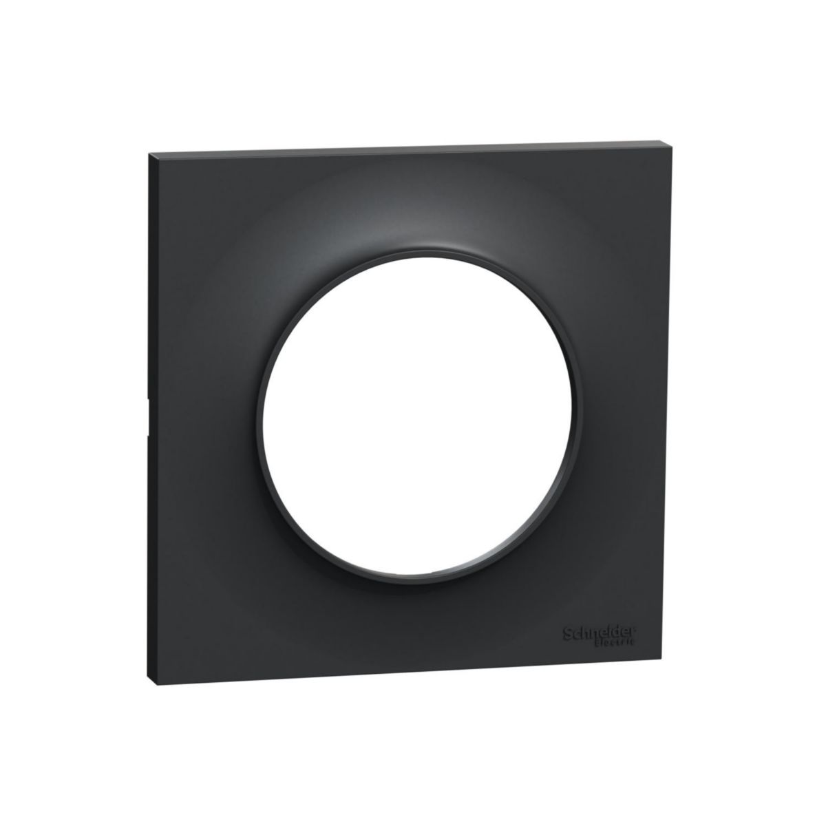 Plaque de finition Odace Styl - 1 poste - anthracite