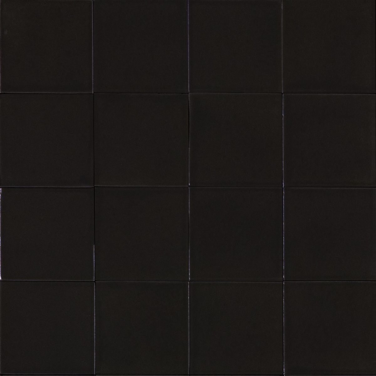 Carrelage sol/mur intérieur Confetto - grès cérame émaillé - nero semi-mat - 10x10 cm