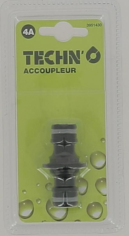 Accoupleur double mâle - ABS - Ø 19 mm