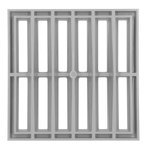 Grille sans cadre gris 25x25cm GR25