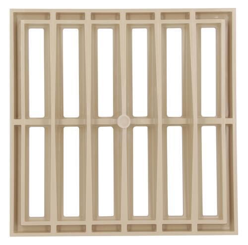 Grille sans cadre sable 25x25cm GR25S