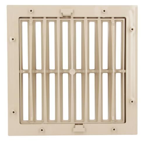 Grille de sol avec cadre PVC longueur 300mm GRC30S