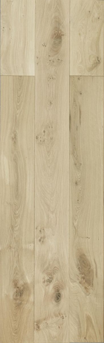 Parquet massif Harmonie - chêne brut - choix RUP - 20x180x400/1800 mm