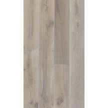 Parquet bois massif Harmonie Standing - chêne cérusé blanc huilé - choix RUP - L. 400/1800 mm - l. 180 mm - ép. 20 mm