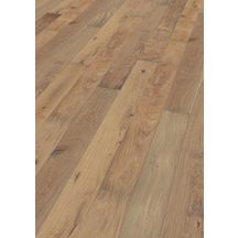 Parquet contrecollé Courchevel O'Tantik Loc 5G - huilé bois brut vieilli raboté - 610/1830x158 mm - ép. 12 mm