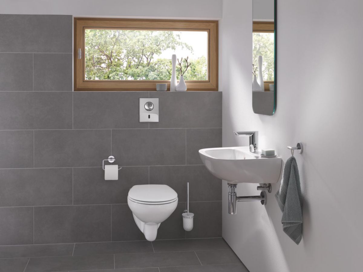 Mitigeur lavabo électronique BAU COSMOPOLITAN E infrarouge 1/2" avec limiteur de température  Chromé 36451000