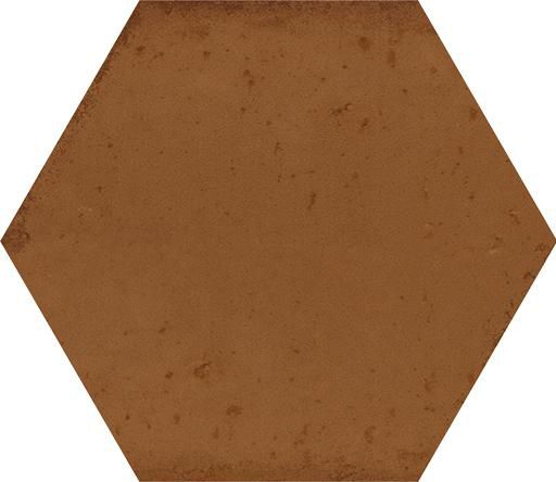 Carrelage sol hexagonal Loft - grès cérame émaillé R10/B - ocre mat - 15x17,3 cm