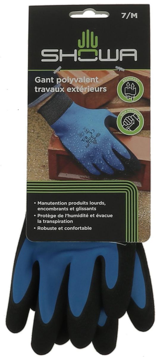 Gants manutention légère milieu sec 381 multi-usages confort taille 8 (L)