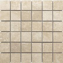 Carrelage sol/mur grès cérame Ontario - ref KEG-23111 - beige mosaique - 29,8x29,8 cm