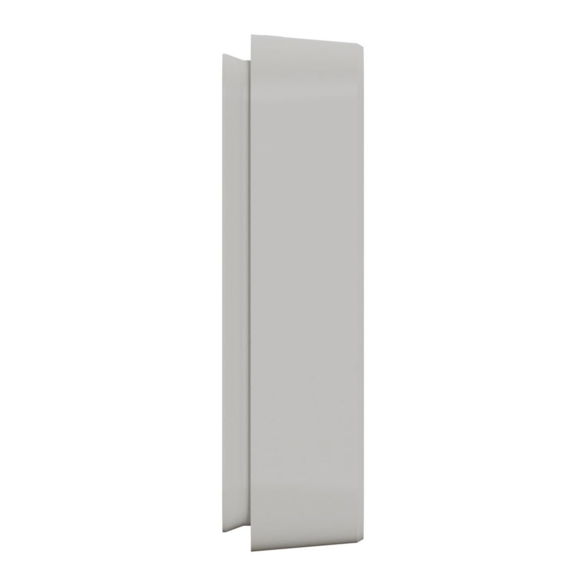 Cadre horizontal Mureva Styl - 2 postes - encastré - IP55 - IK08 - blanc