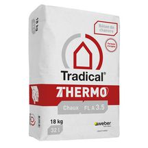 Chaux formulée pour Bétons Chanvre Tradical THERMO sac de 18 kg