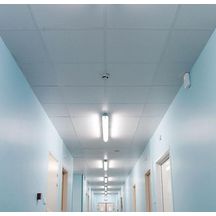 Dalle de plafond plâtre Iso-Tone Hygiène blanc 0,6x0,6m