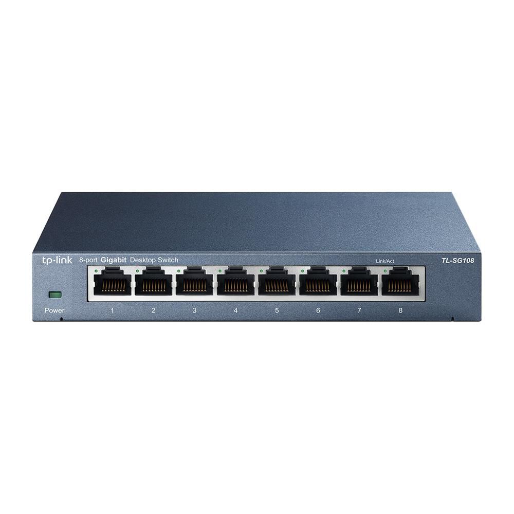 Switch ethernet de bureau TL-SG108 - 8 ports RJ45 10/100/1000 Mbps