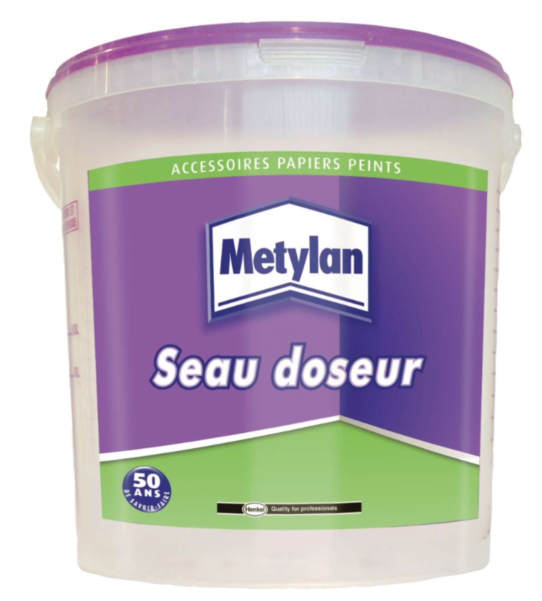 Seau doseur pour colle à papier peint - 20 l