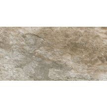 Carrelage sol extérieur grès cérame émaillé antidérapant Splash Slate - grège - 30x60 cm