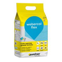 Mortier-colle pour carrelage grand format webercol flex - gris - sac de 5 kg