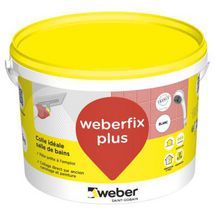 Colle à carrelage weberfix plus pour mur intérieur - seau de 2 kg