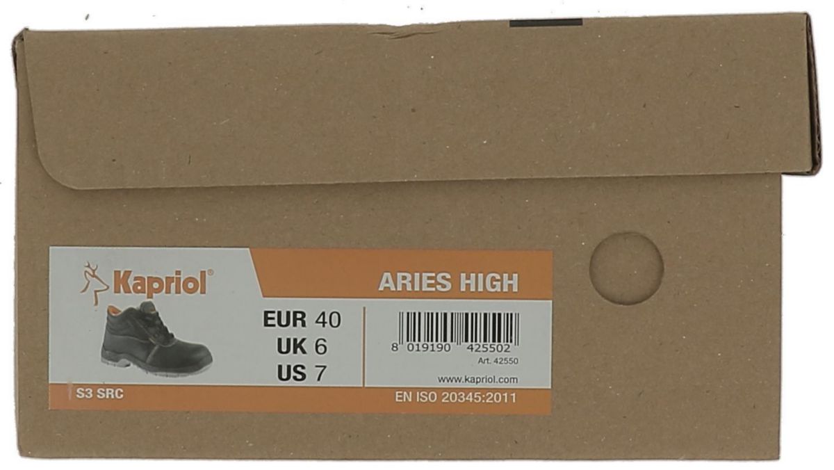 Chaussures de sécurité Aries - modèle haut - T40