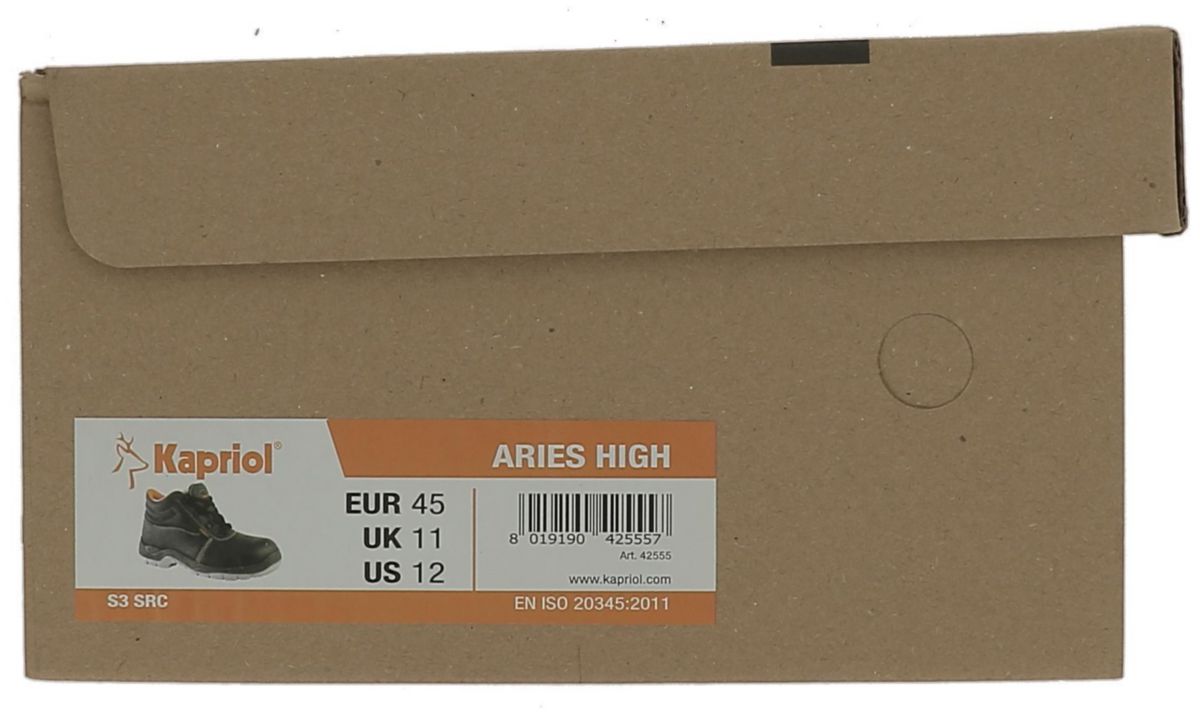 Chaussures de sécurité Aries - modèle haut - T45