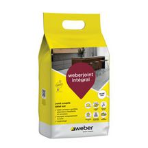 Mortier weberjoint integral pour sol et carreaux rectifiés - blanc pur E06 - sac de 5 kg