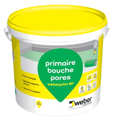 Primaire bouche-pores weberprim RP - seau de 12 kg