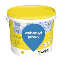 Système de protection à l'eau sous carrelage webersys protec - seau de 20 kg