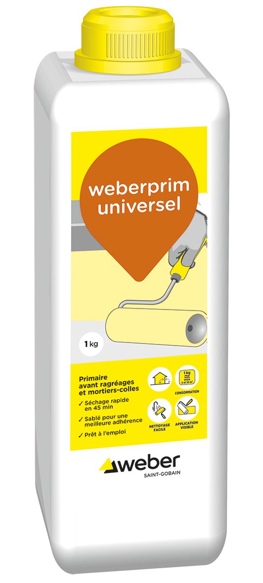 Primaire polyvalent weberprim universel - bidon de 1 kg